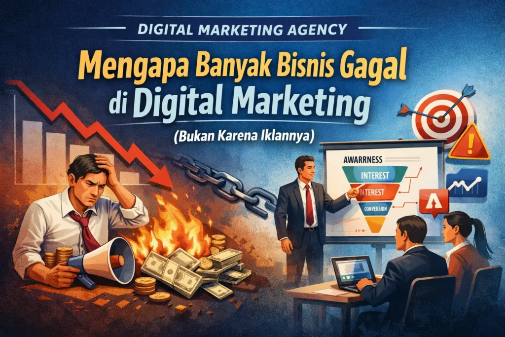 Mengapa Banyak Bisnis Gagal Digital Marketing ( Dan Bukan Karena Iklannya )